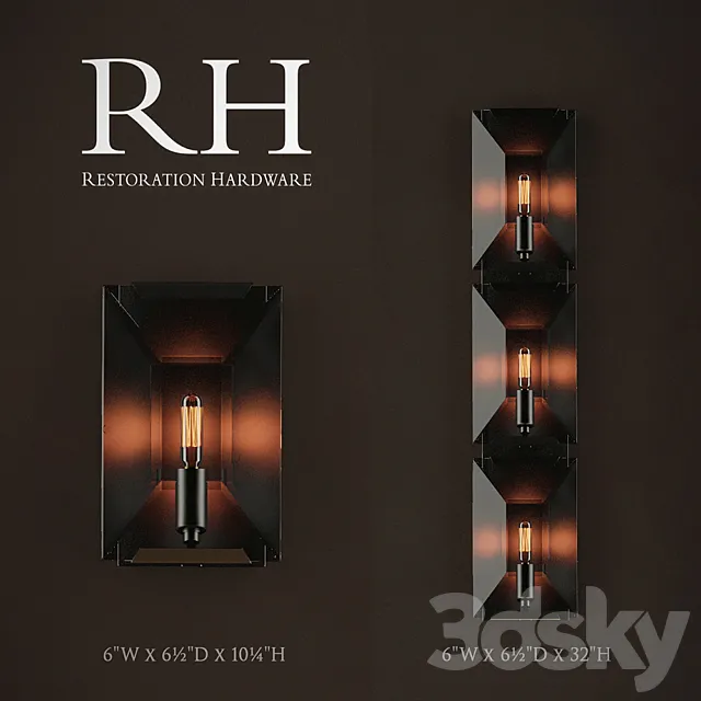 HARLOW CRYSTAL SCONCE 3DModel