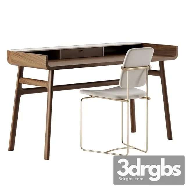 Harold Desk By De La Espada 3D Model Download