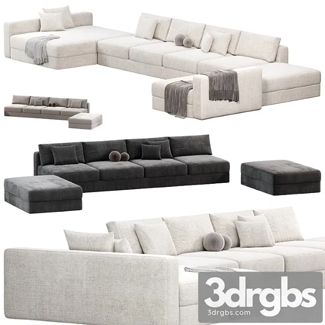 Harold Sofa By Meridiani Divany 3D Model Download Harold Sofa By Meridiani Divany 3D Model Download