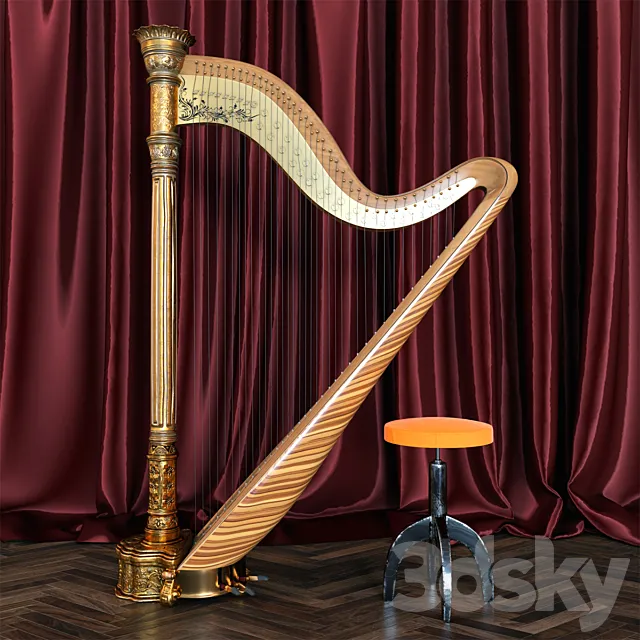 Harp contest 3DModel
