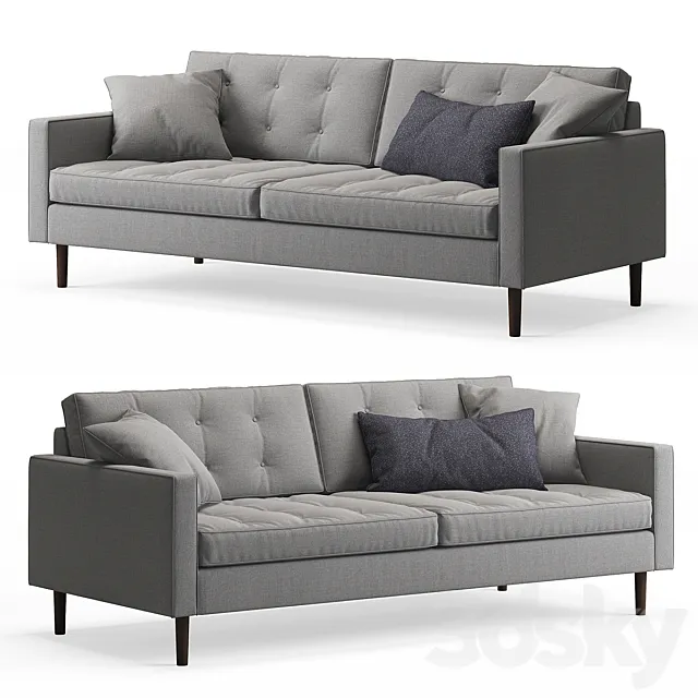 Harper 2 seat sofa 3DModel