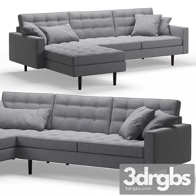 Harper Corner Sofa 3D Model Download Harper Corner Sofa 3D Model Download