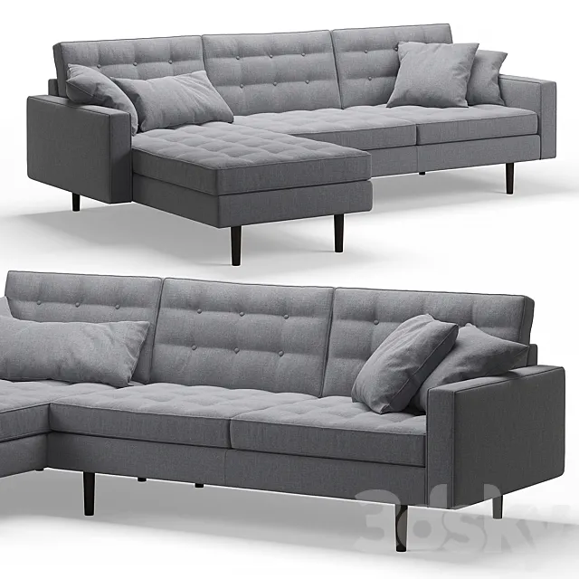 Harper Corner Sofa 3D Model