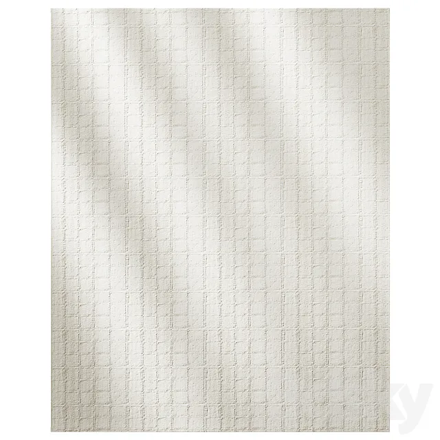 Harper Jute Rug by Jake Arnold 3D Model