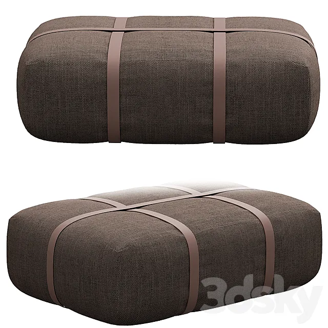 Harper pouf 3D Model Harper pouf 3D Model