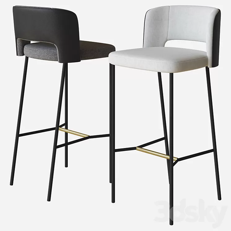 harri stool more 3D Model harri stool more 3D Model