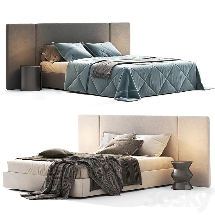 Harris bed by the Highwall 3D Model Free Download