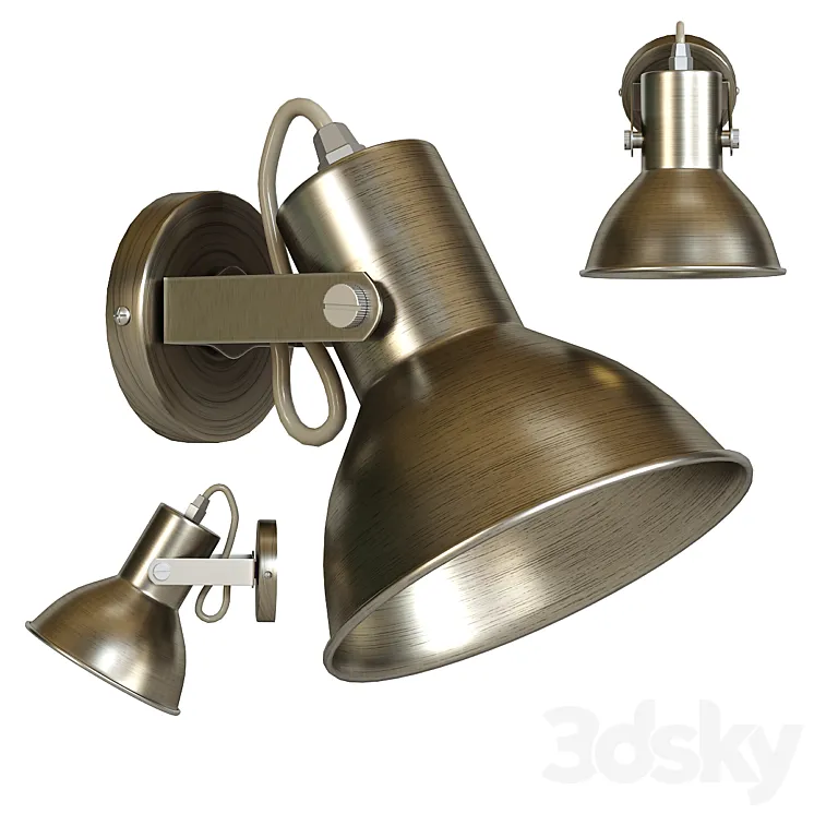 Harrison Industrial wall light Maisons Du Monde 3D Model Free Download Harrison Industrial wall light Maisons Du Monde 3D Model Free Download