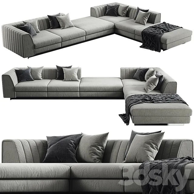 Harry modular sofa 3DModel Harry modular sofa 3DModel