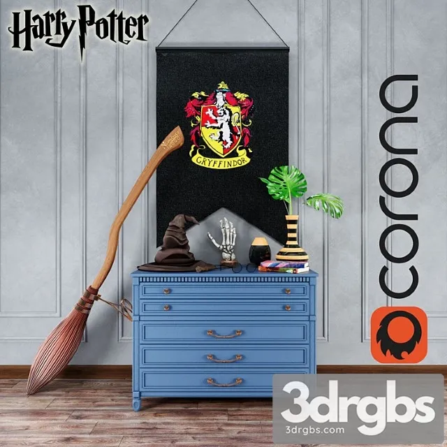 Harry potter set 3D Model Download