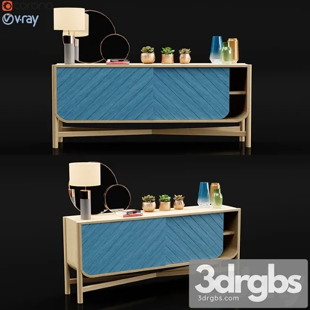Hartô marius sideboard 2 3D Model Download