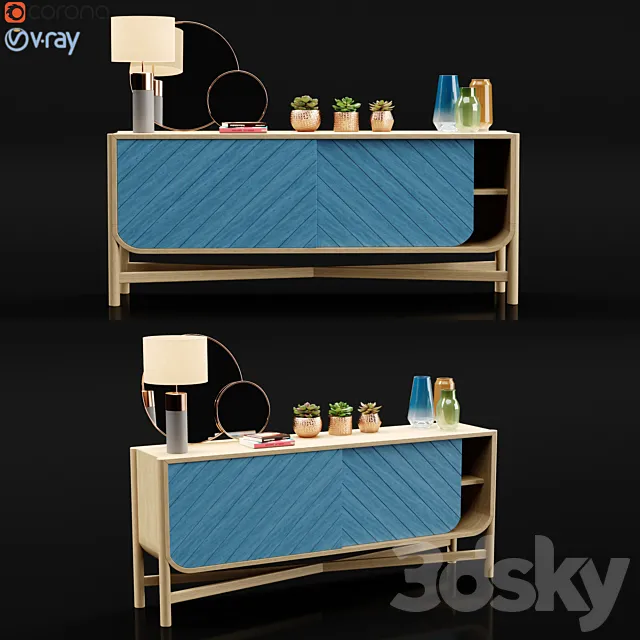 Hartô marius sideboard 3DModel Hartô marius sideboard 3DModel