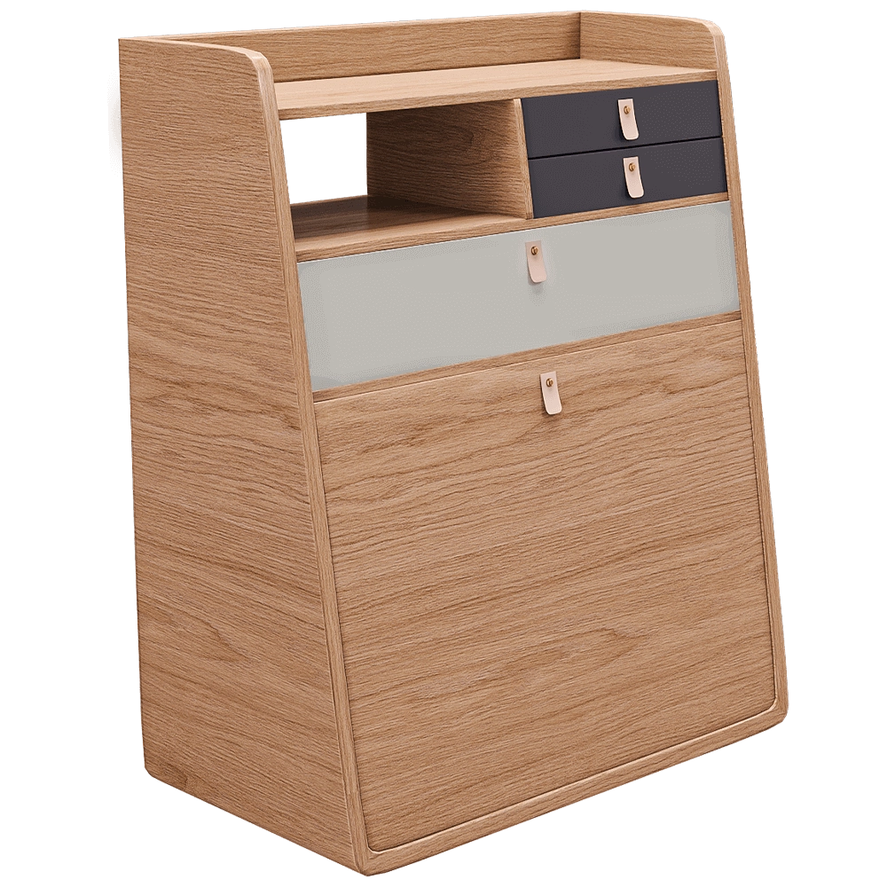 Hartô – Writing desk Gaston 3D Model Hartô – Writing desk Gaston 3D Model