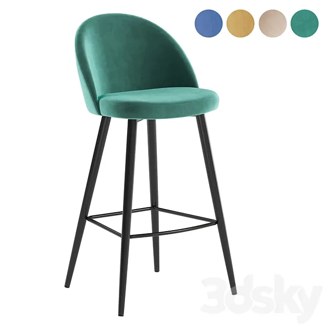 Harton barstool 3D Model Harton barstool 3D Model