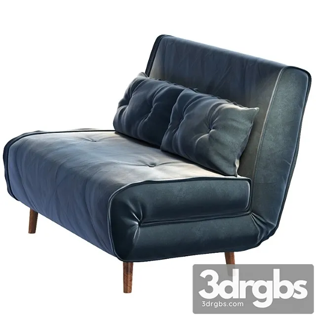 Haru Small Sofa Bed 3D Model Download Haru Small Sofa Bed 3D Model Download