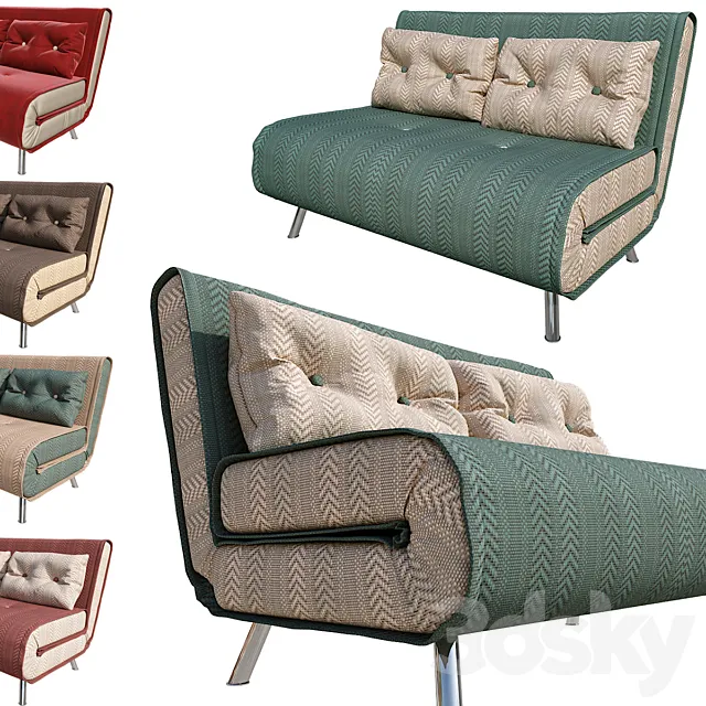 Haru sofabed 3D Model Haru sofabed 3D Model