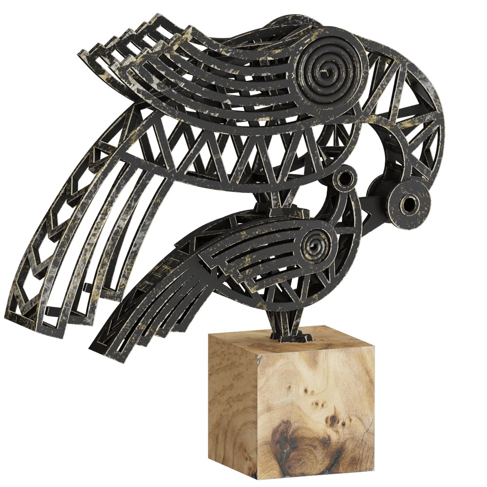 Harutyun Karapetyan  – Sculpture Birds 3D Model
