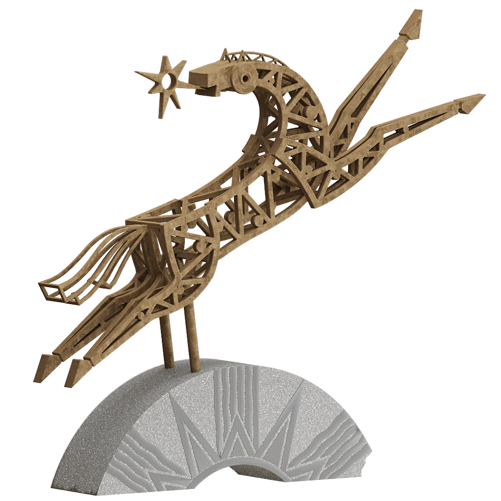 Harutyun Karapetyan  – Sculpture Horse 2 3D Model