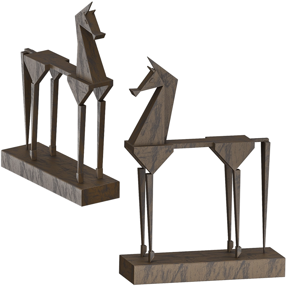 Harutyun Karapetyan  – Sculpture Horse 3D Model