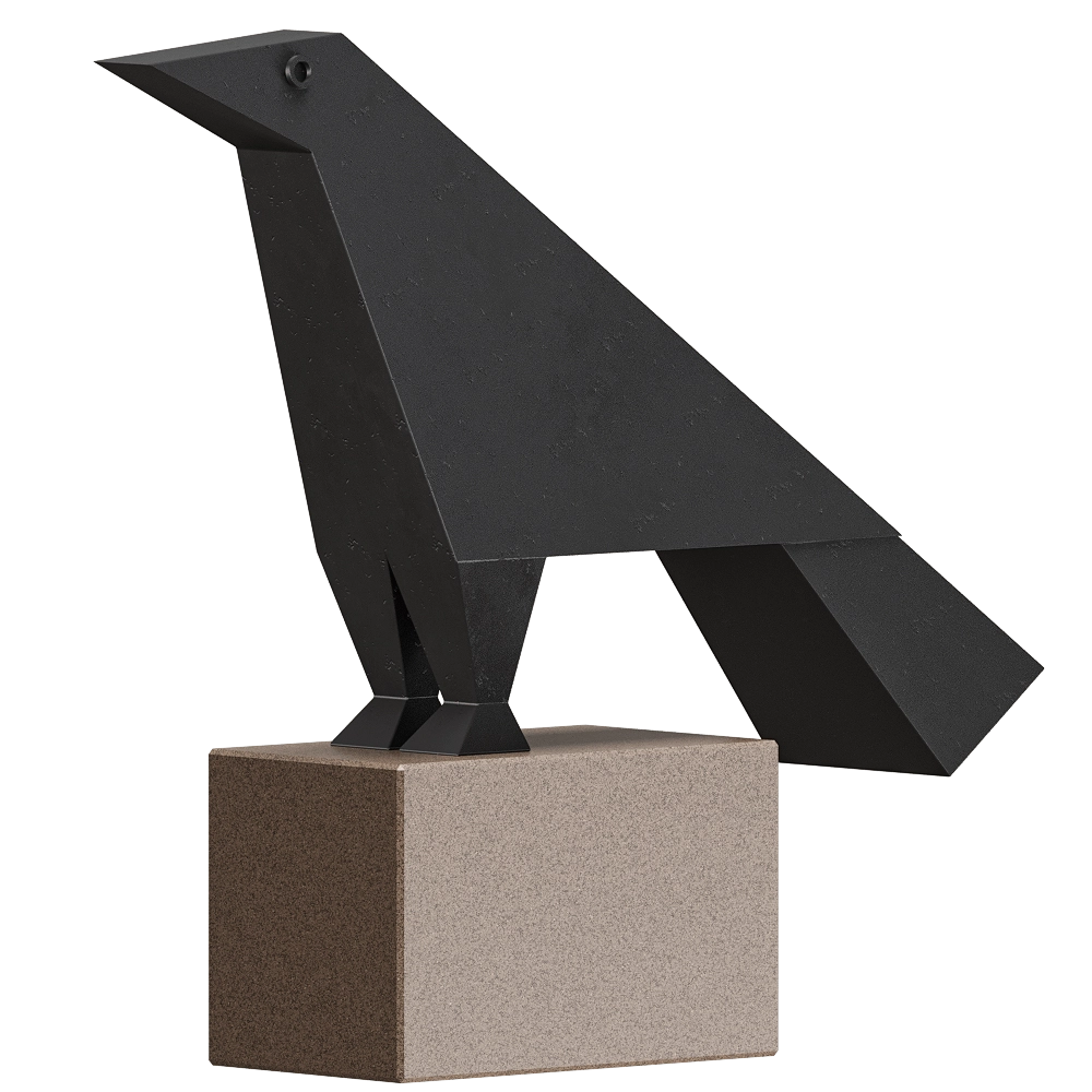 Harutyun Karapetyan  – Sculpture Raven 3D Model