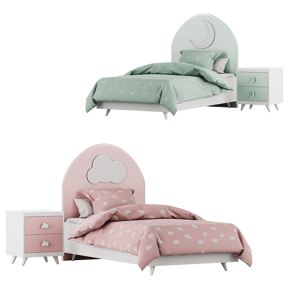 Hasan Guner – Bed Moon Cloud 3D Model