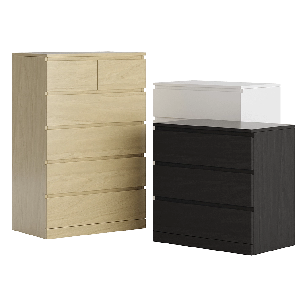 Hasan Guner – Chest of drawers Ikea Malm 3D Model Hasan Guner – Chest of drawers Ikea Malm 3D Model