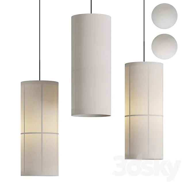 Hashira Pendant Lamp By Audocph 3D Model Hashira Pendant Lamp By Audocph 3D Model