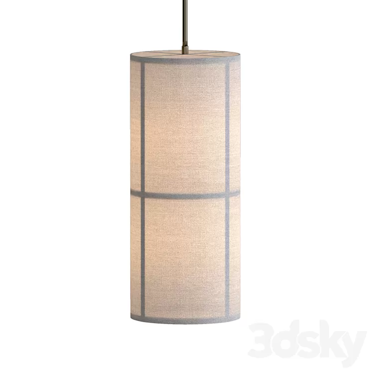 Hashira Pendant Light Menu 3D Model