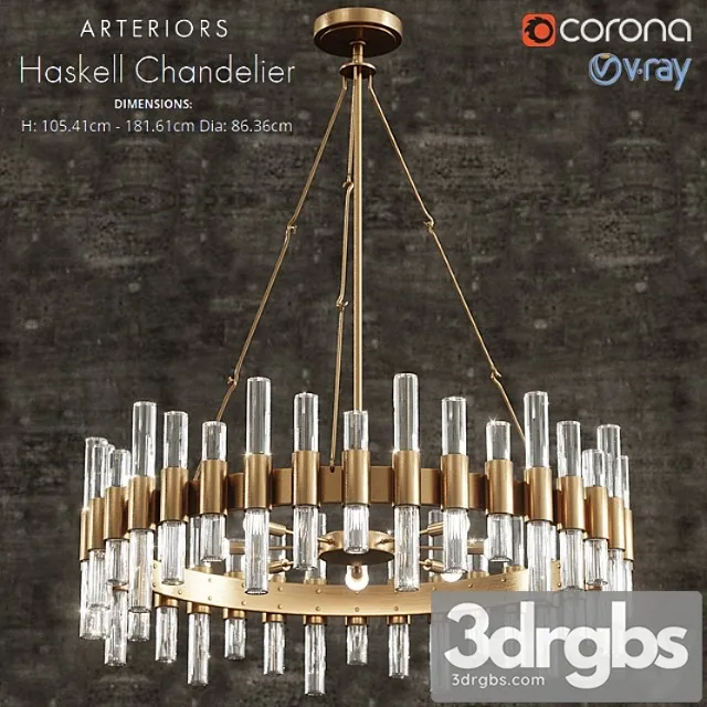 Haskell Chandelier 3D Model Download