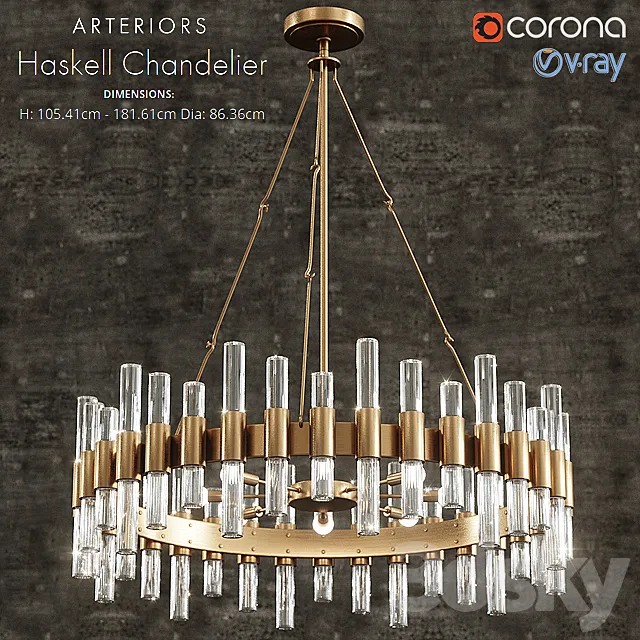 haskell Chandelier 3DModel haskell Chandelier 3DModel