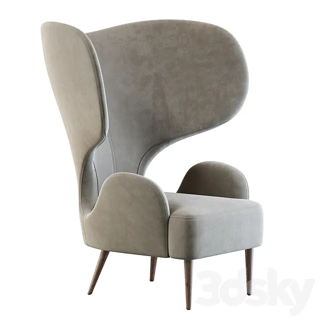 Hathi Side Chair 3D Model