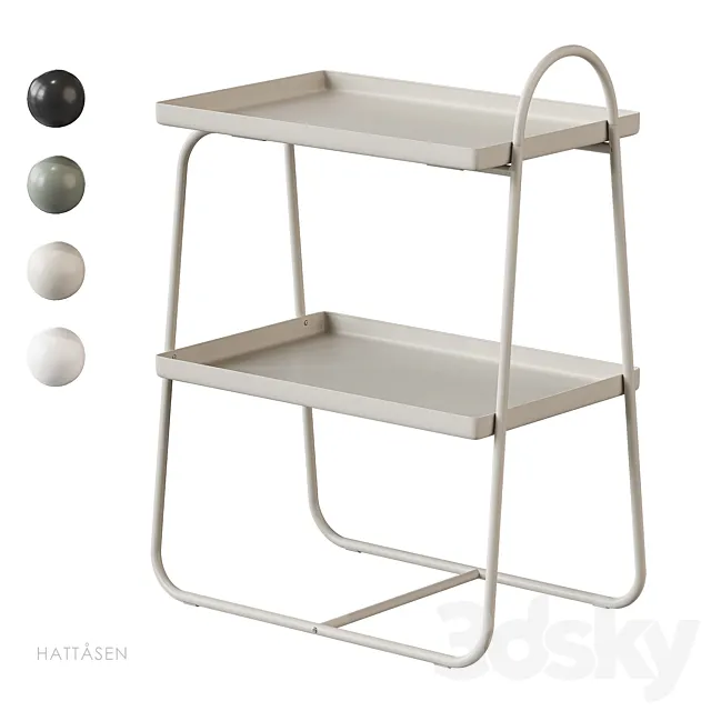 HATTASEN IKEA side table 3D Model HATTASEN IKEA side table 3D Model