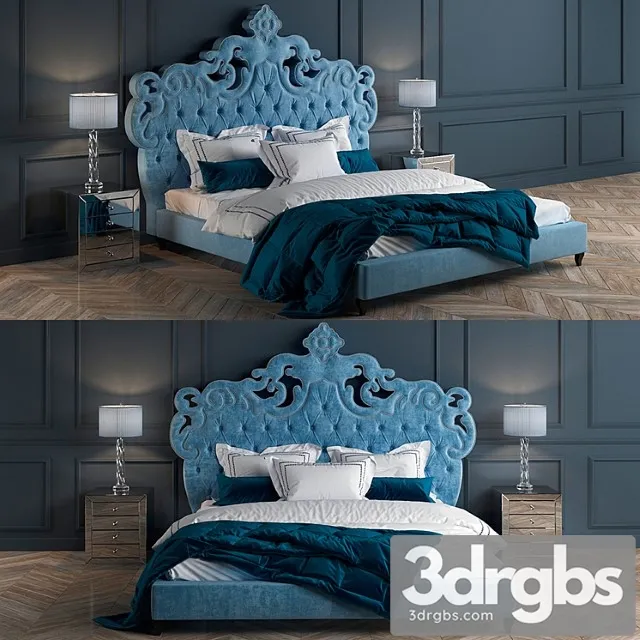 Haute house julia bed 2 3D Model Download
