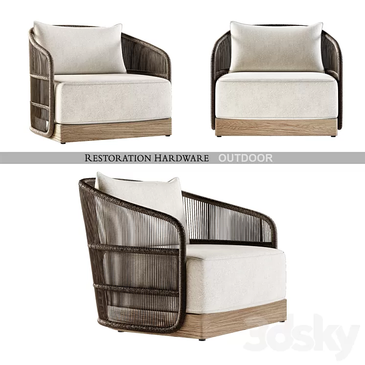 Havana Lounge Chair 3D Model