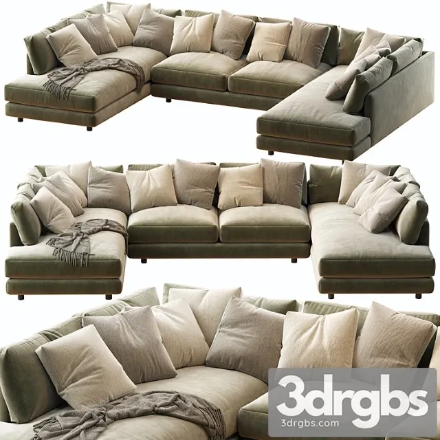 Haven 2-piece terminal chaise section Haven 2-piece terminal chaise section