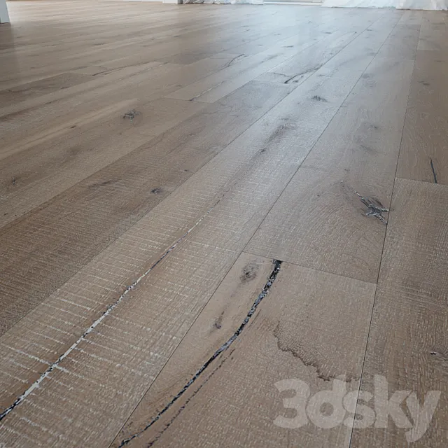 Hawaii Wooden Oak Floor 3DModel