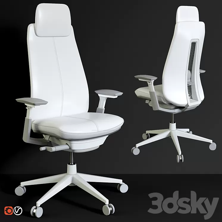 Haworth office chair 3D Model