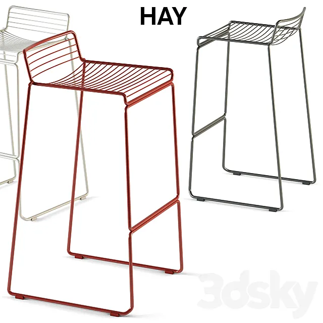 HAY _ HEE BAR STOOL 3DModel