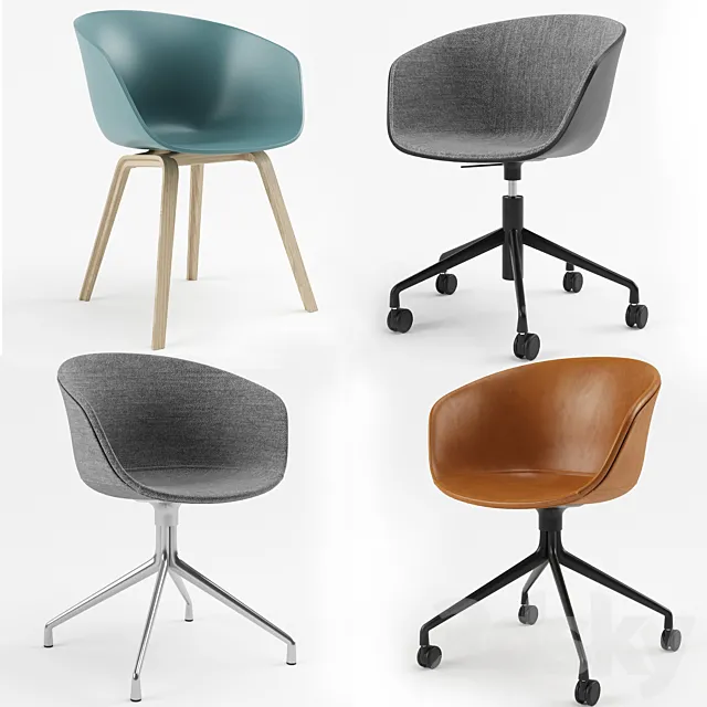 Hay AAC About A Chair 3D Model Hay AAC About A Chair 3D Model