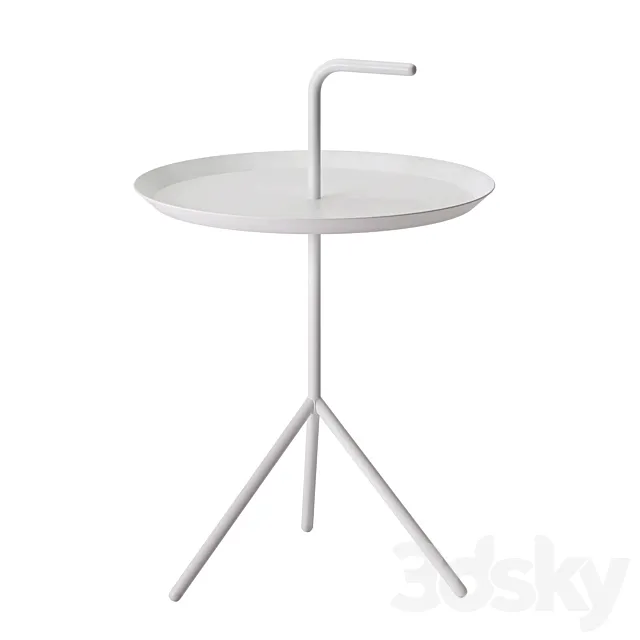 Hay DLM table white 580mm 3D Model