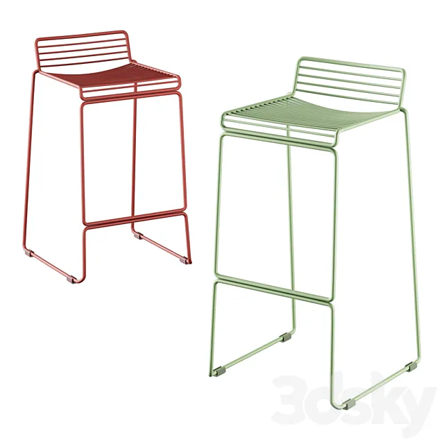 HAY HEE Bar Stool 3D Model