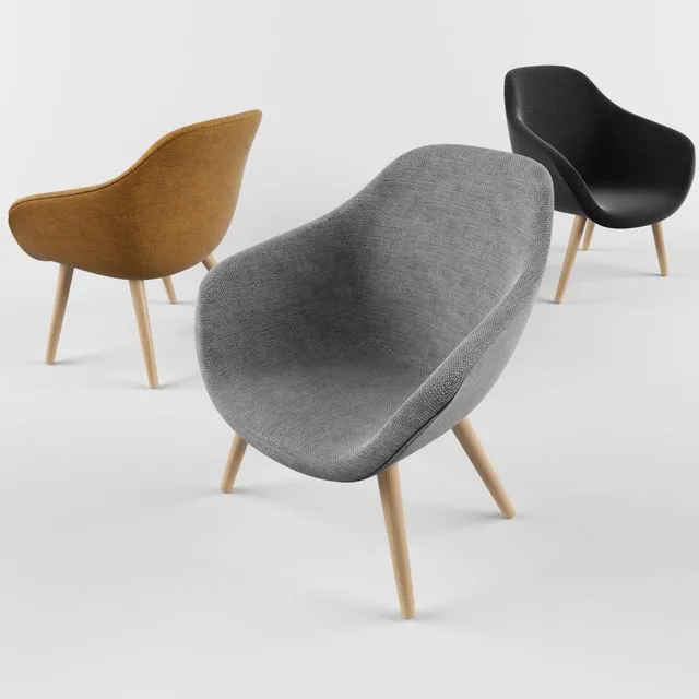 HAY LOUNGE CHAIR AAL82 3D Model