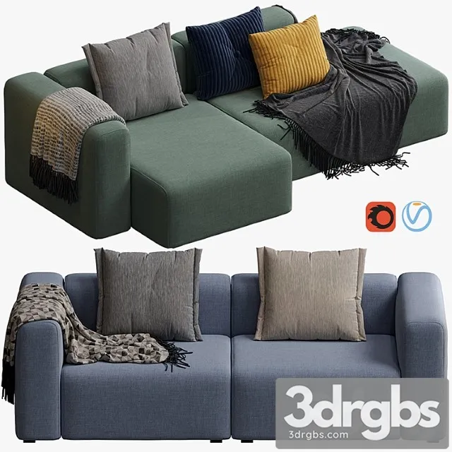 Hay mags 2.5 seater combination 1 Hay mags 2.5 seater combination 1