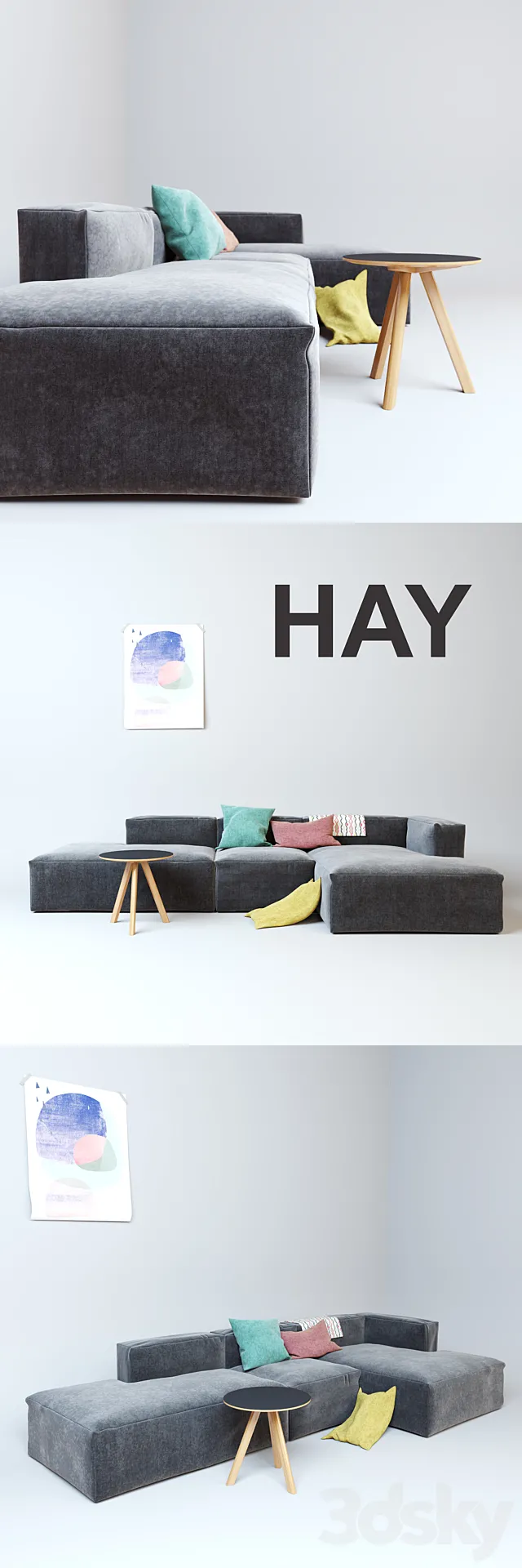 HAY Mags Soft Sofa 3DModel