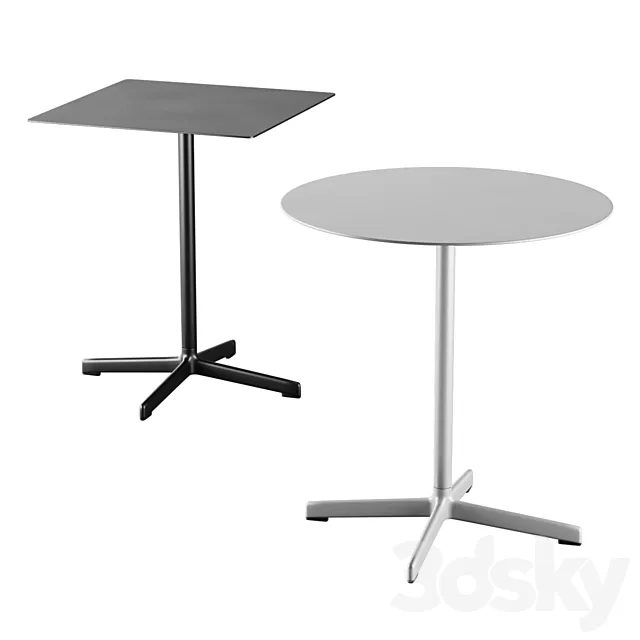 Hay Neu Table & High Table 3DModel