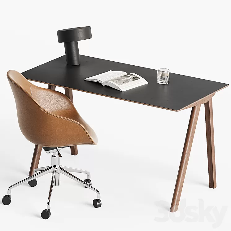 HAY Office set 3 3D Model Free Download