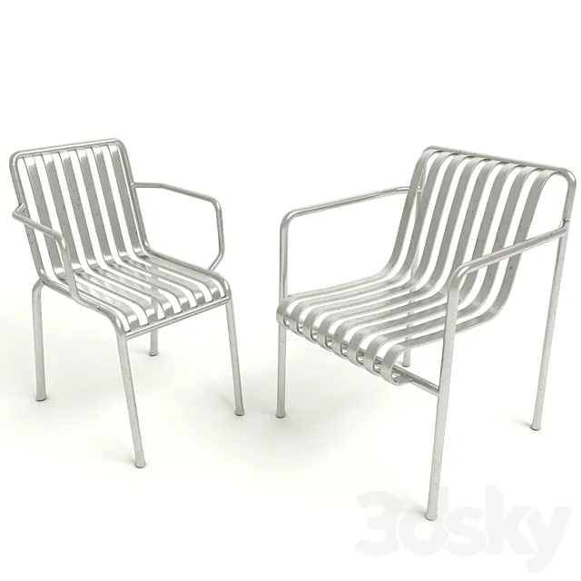 Hay Palissade hot galvanised 3D Model Hay Palissade hot galvanised 3D Model
