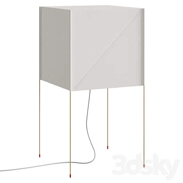 Hay Paper Cube 3D Model Hay Paper Cube 3D Model