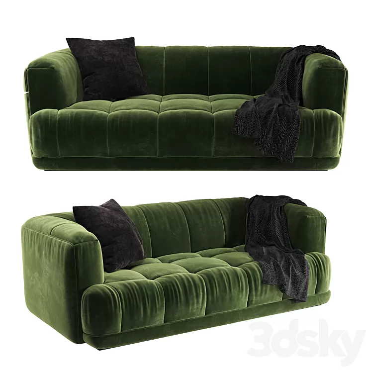 Hay Quilton Sofa 3D Model Free Download