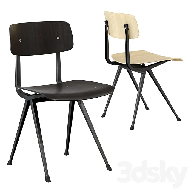 HAY RESULT CHAIR 3D Model HAY RESULT CHAIR 3D Model